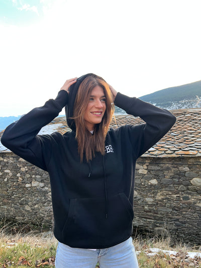 Sudadera negra BonBon Reich (logo detrás)