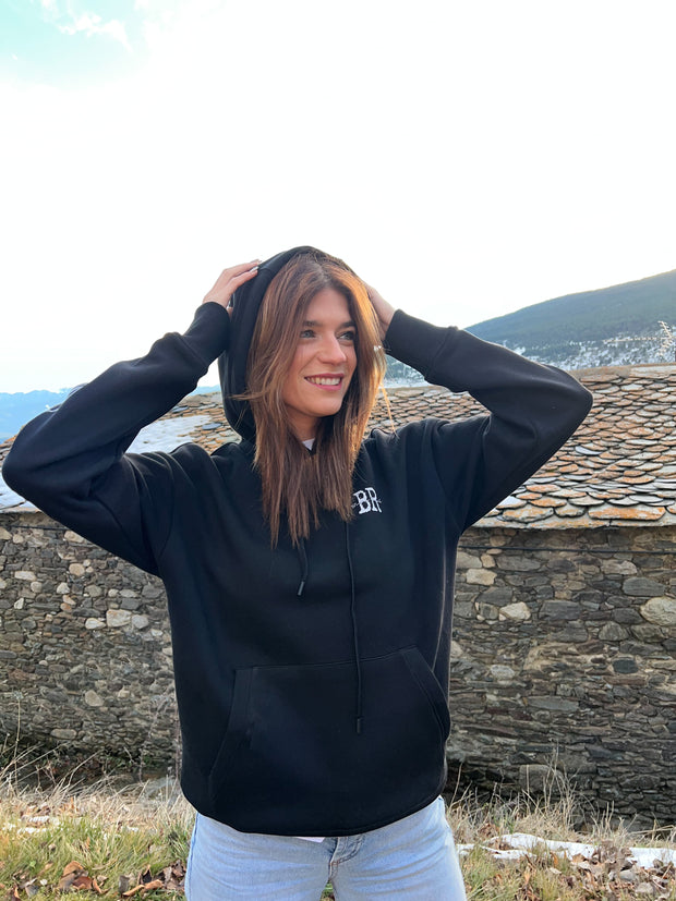 Sudadera negra BonBon Reich (logo detrás)