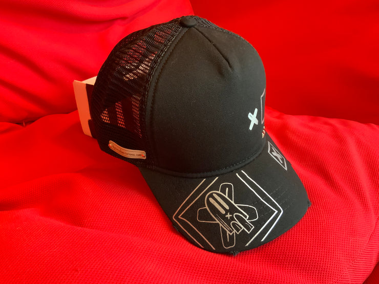 Gorra Destroyed Plata