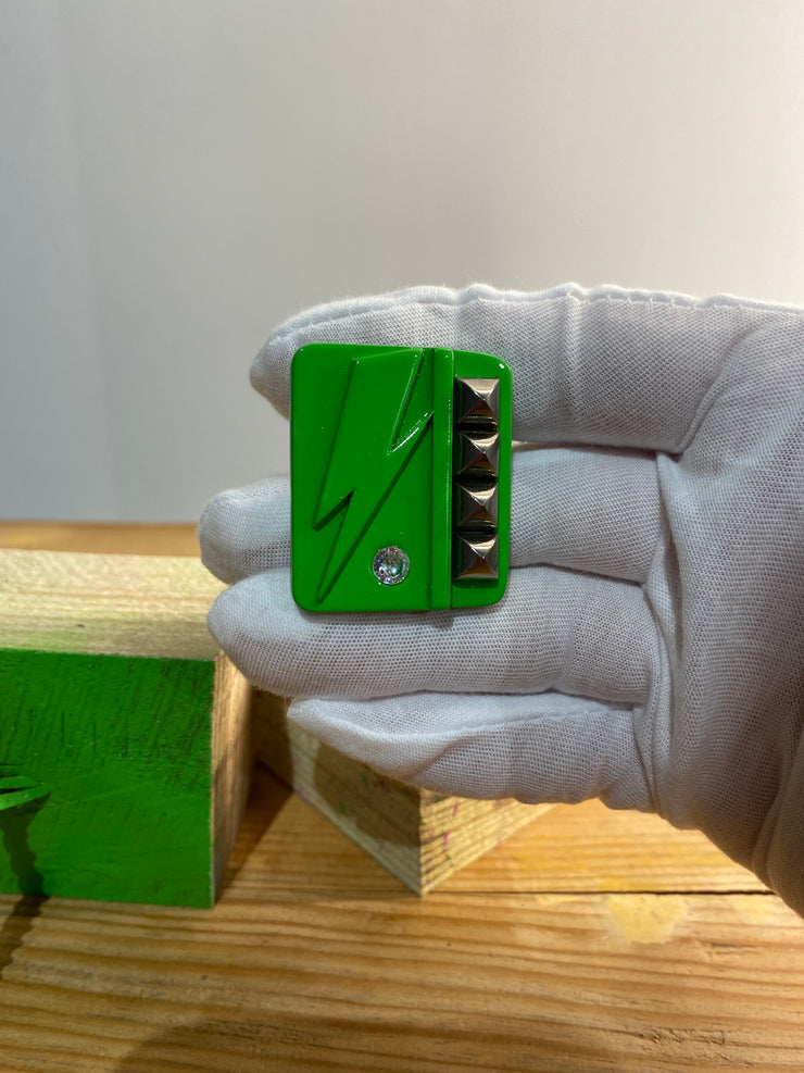 Anillo Bowie verde