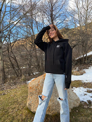 Sudadera negra BonBon Reich (logo detrás)
