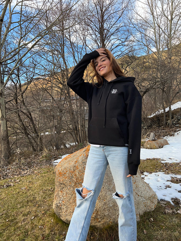 Sudadera negra BonBon Reich (logo detrás)