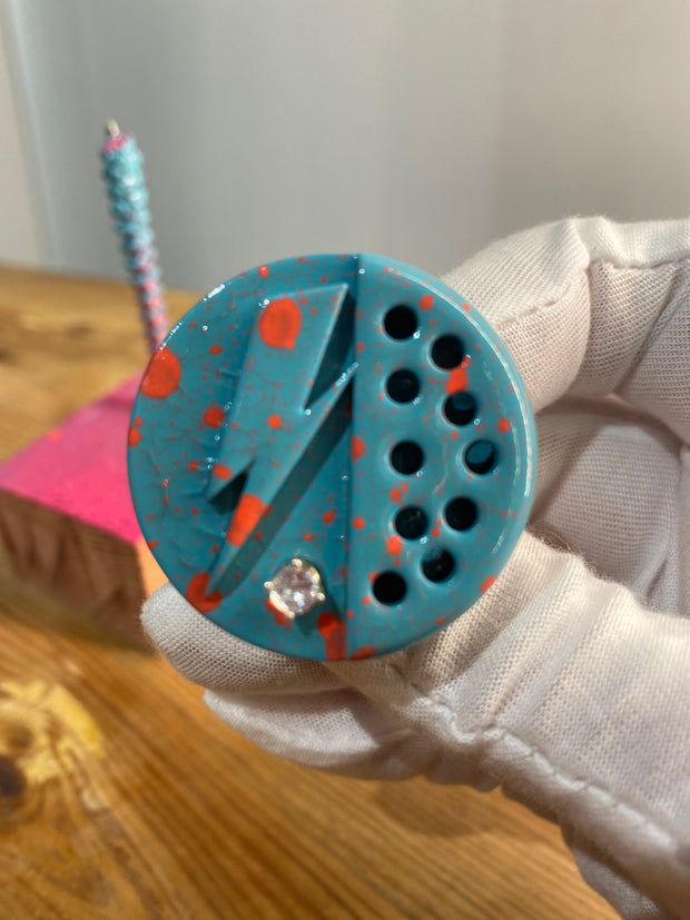 Anillo Bowie azul