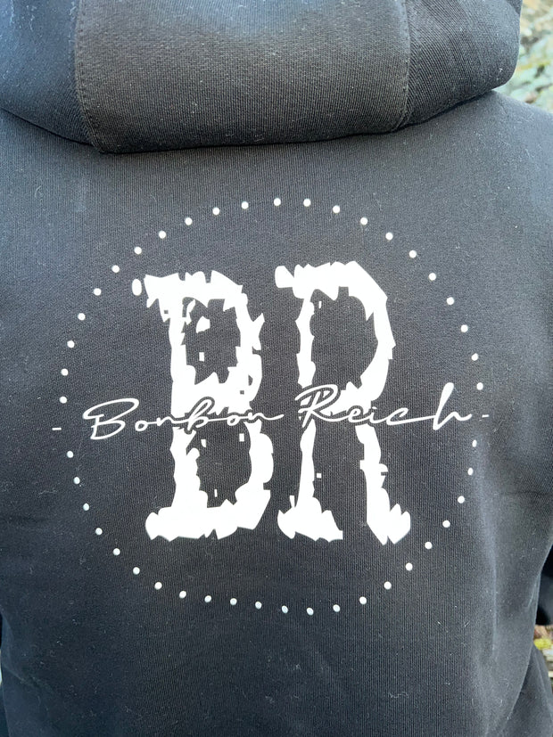 Sudadera negra BonBon Reich (logo detrás)