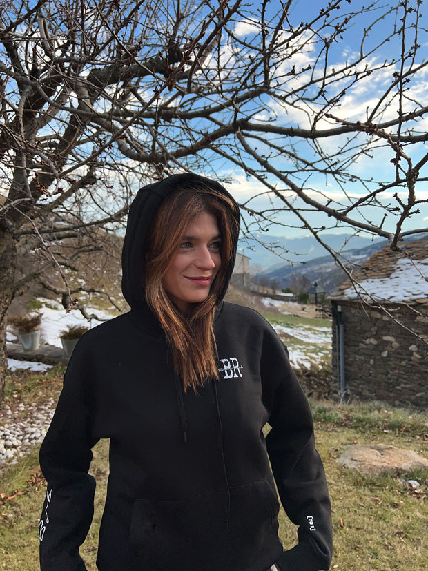 Sudadera negra BonBon Reich (logo detrás)