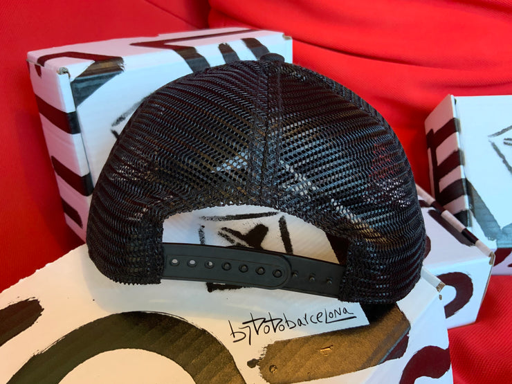 Gorra Destroyed Blanca
