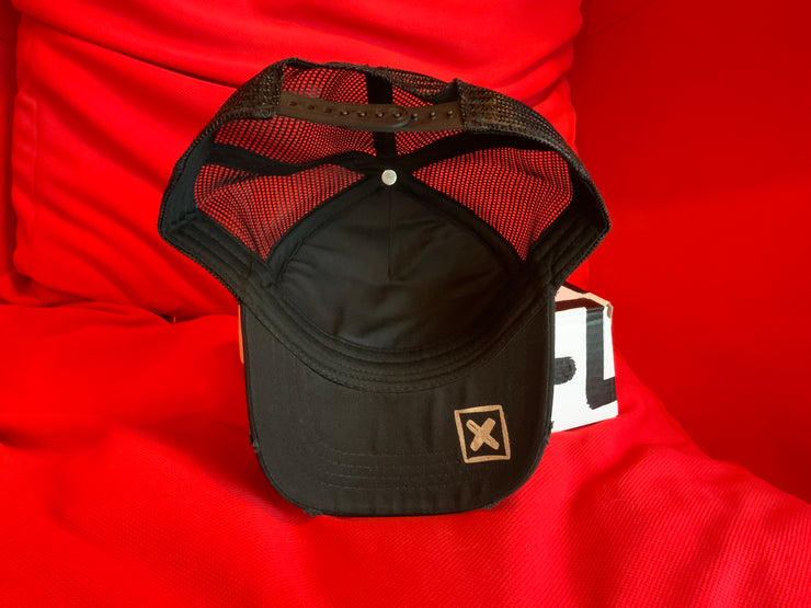 Gorra Destroyed Plata