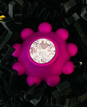 Anillo Flor distintos colores con circonita de 10 mm